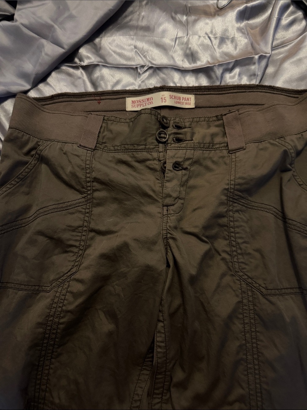 Mossimo Supply Co. Brown Low Rise Scrub Pant